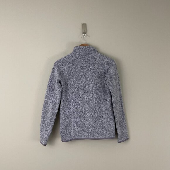 Patagonia Purple Better Sweater 1/4 Zip Pullover Jacket Size Small - Picture 2 of 5